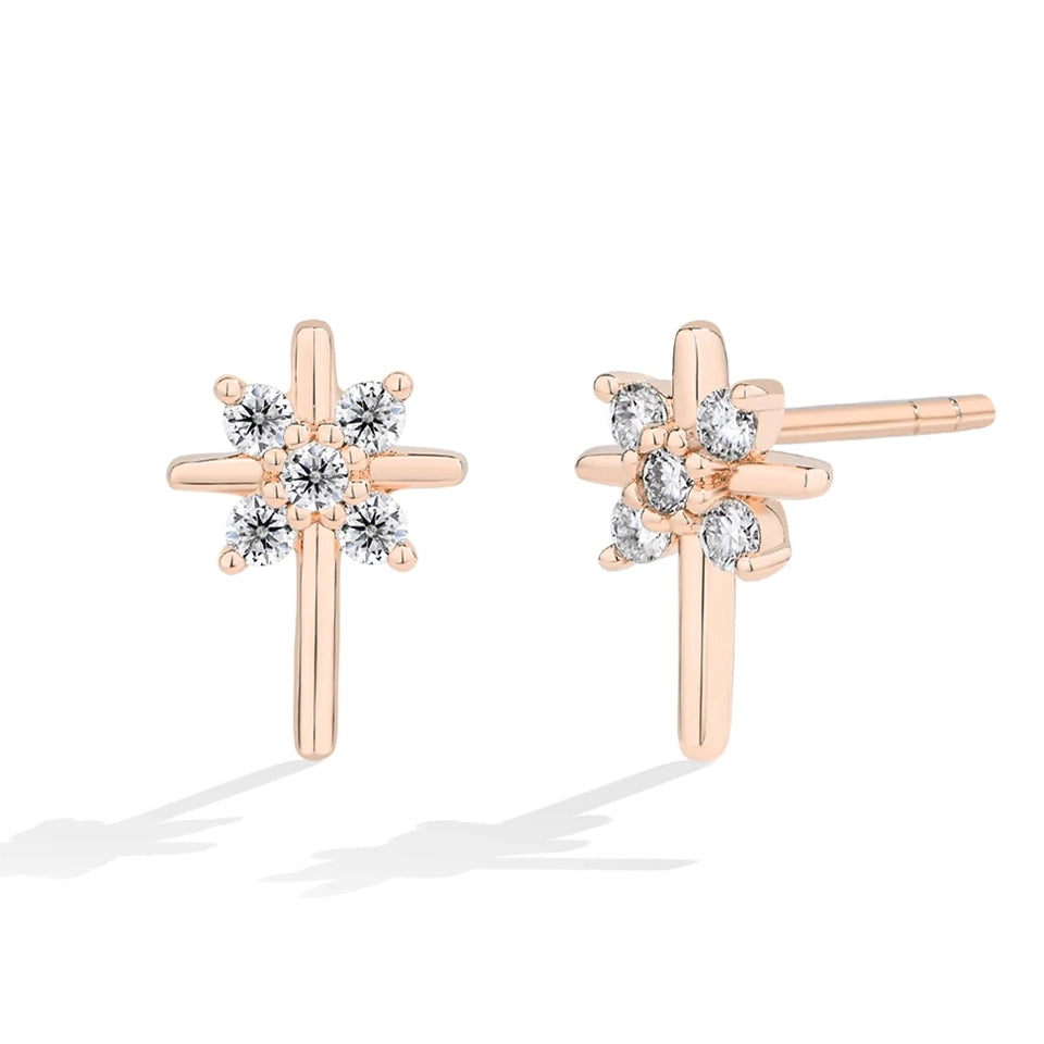 Flocon Brillant Stud Earrings