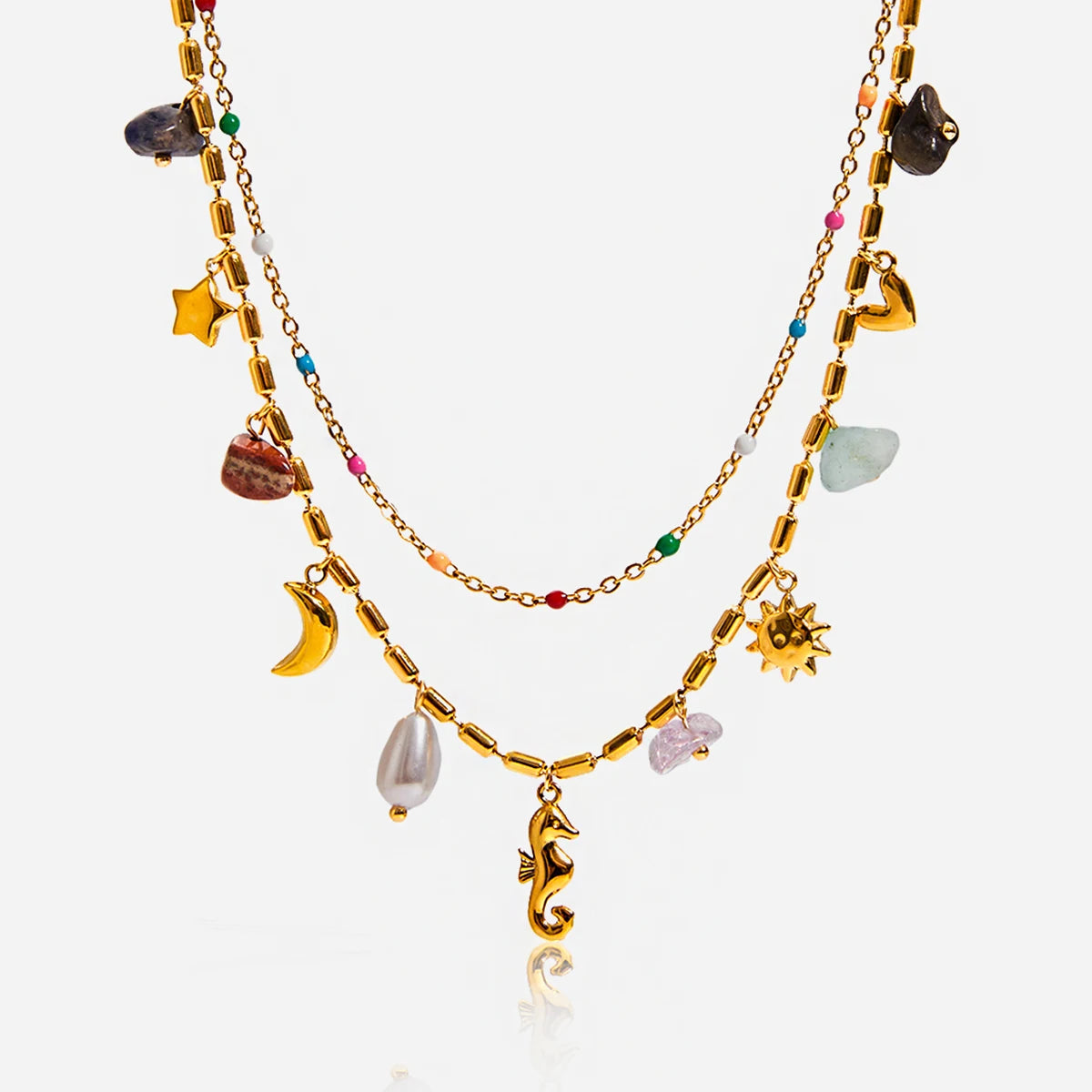 Double Layers Ocean Style Necklace