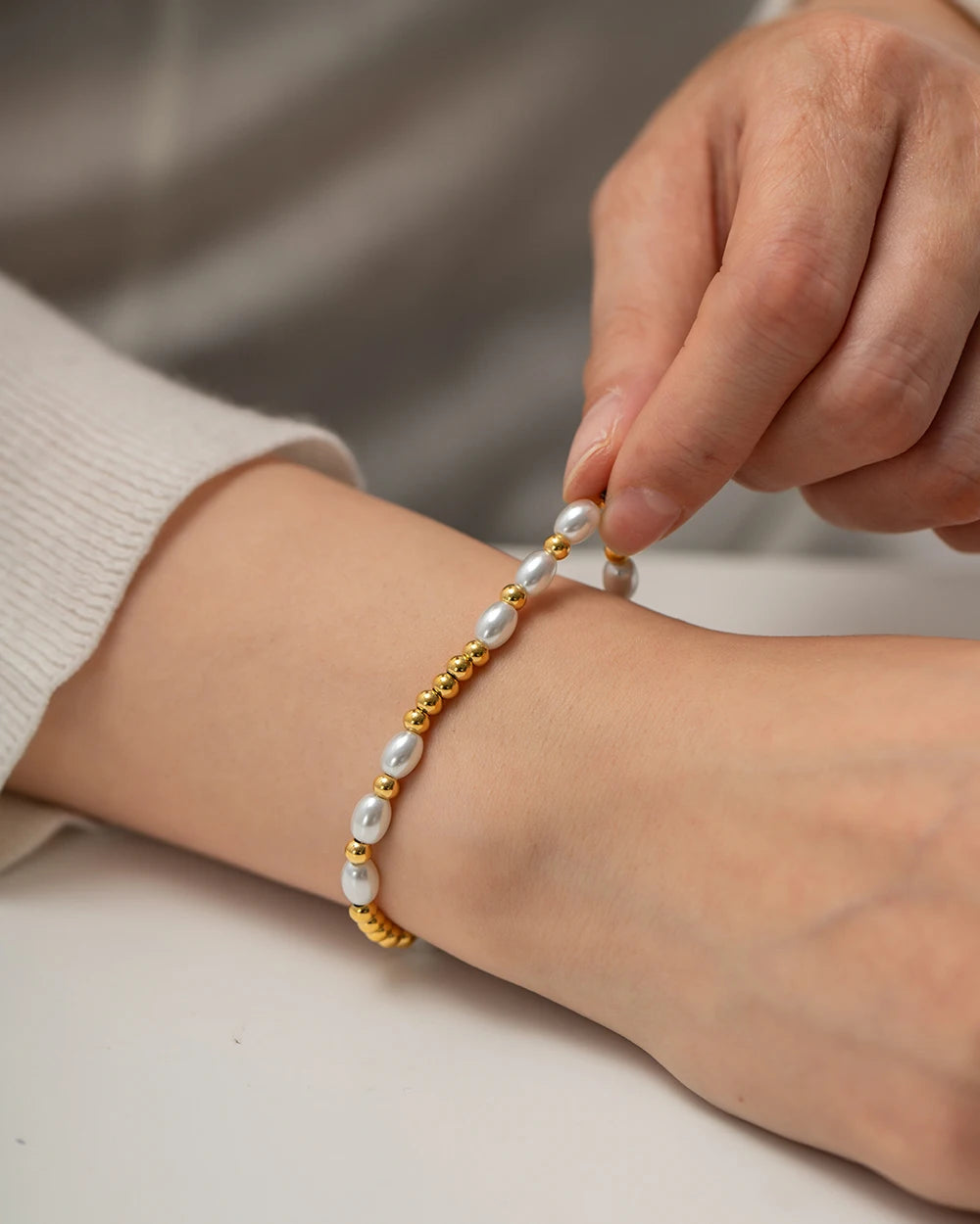 Pearl Bead Bracelet