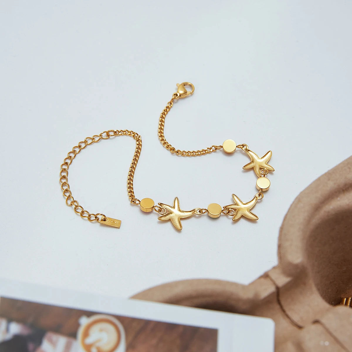 Starfish Charm Bracelet