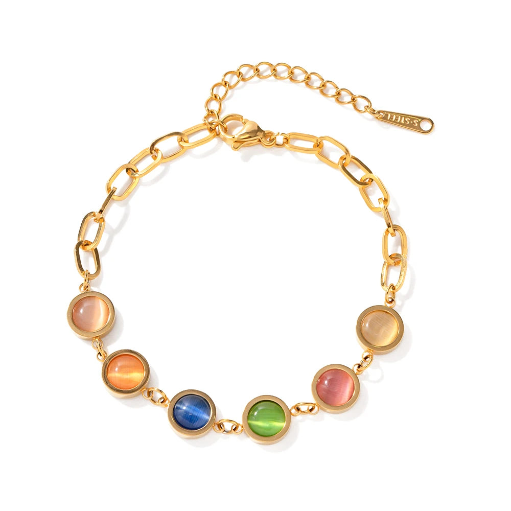 Colorful Opal Bracelet
