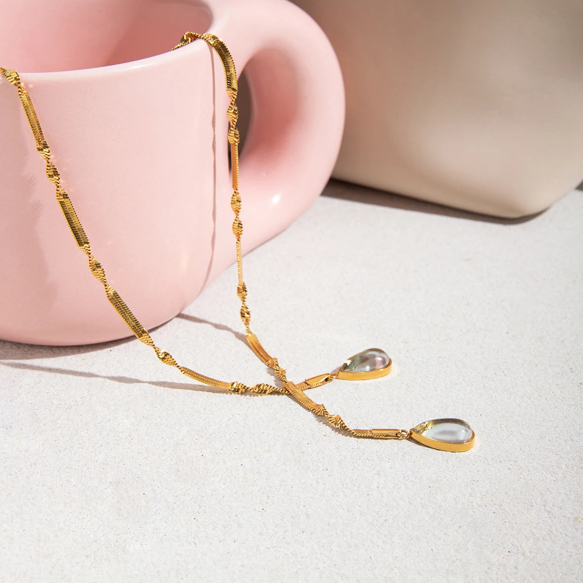 Teardrop Pendant Necklace