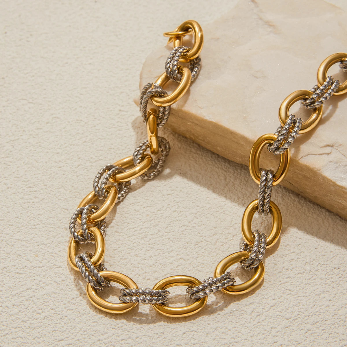 Two Color Design Necklace