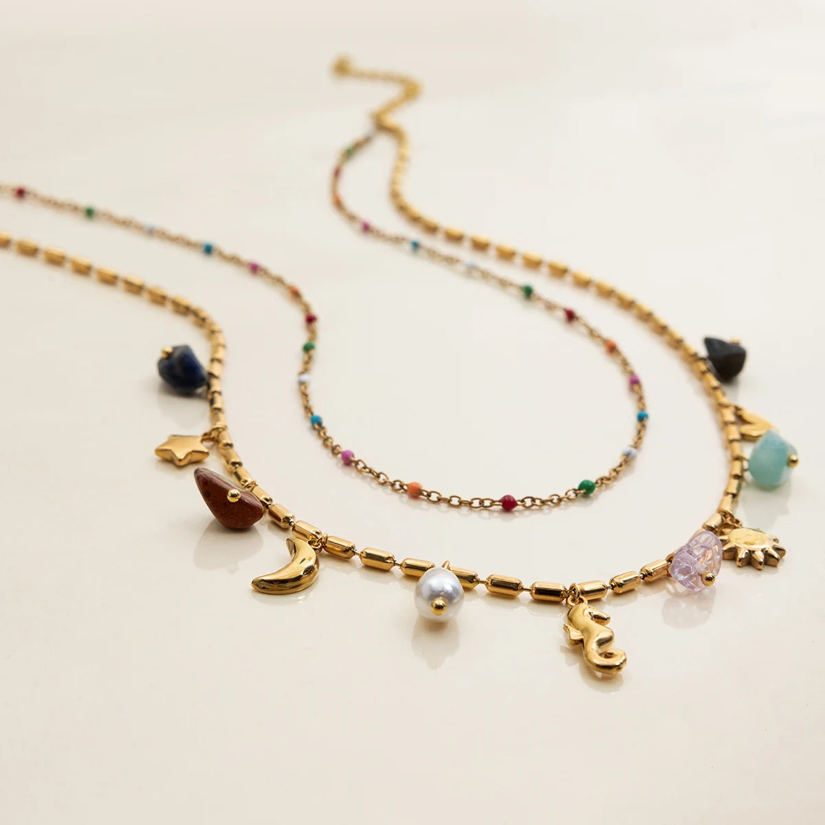 Double Layers Ocean Style Necklace