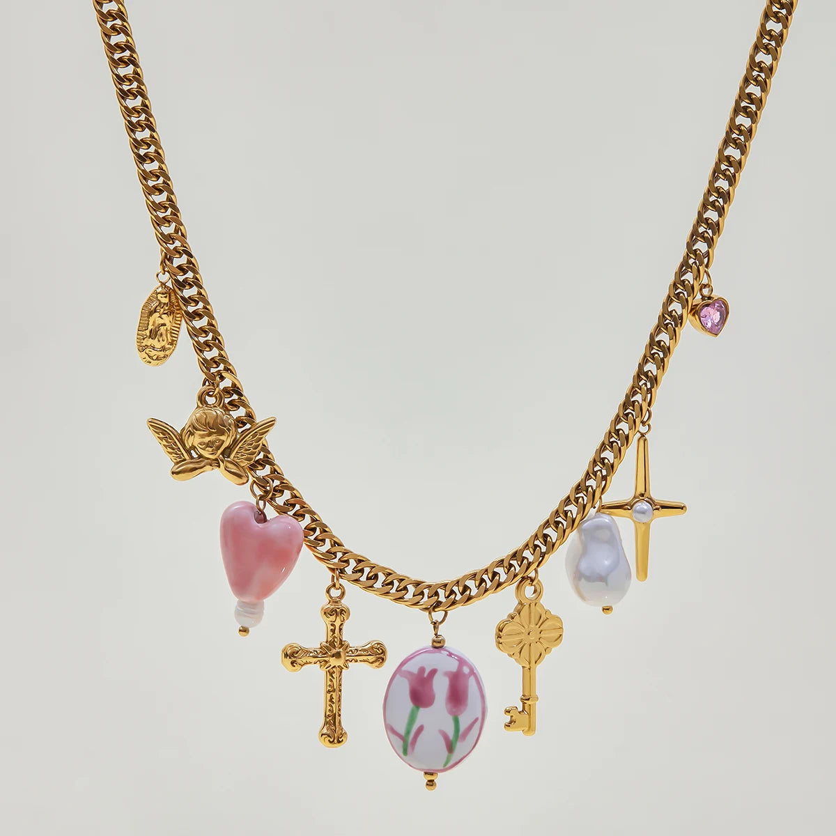 Multi-Element Pendant Necklace