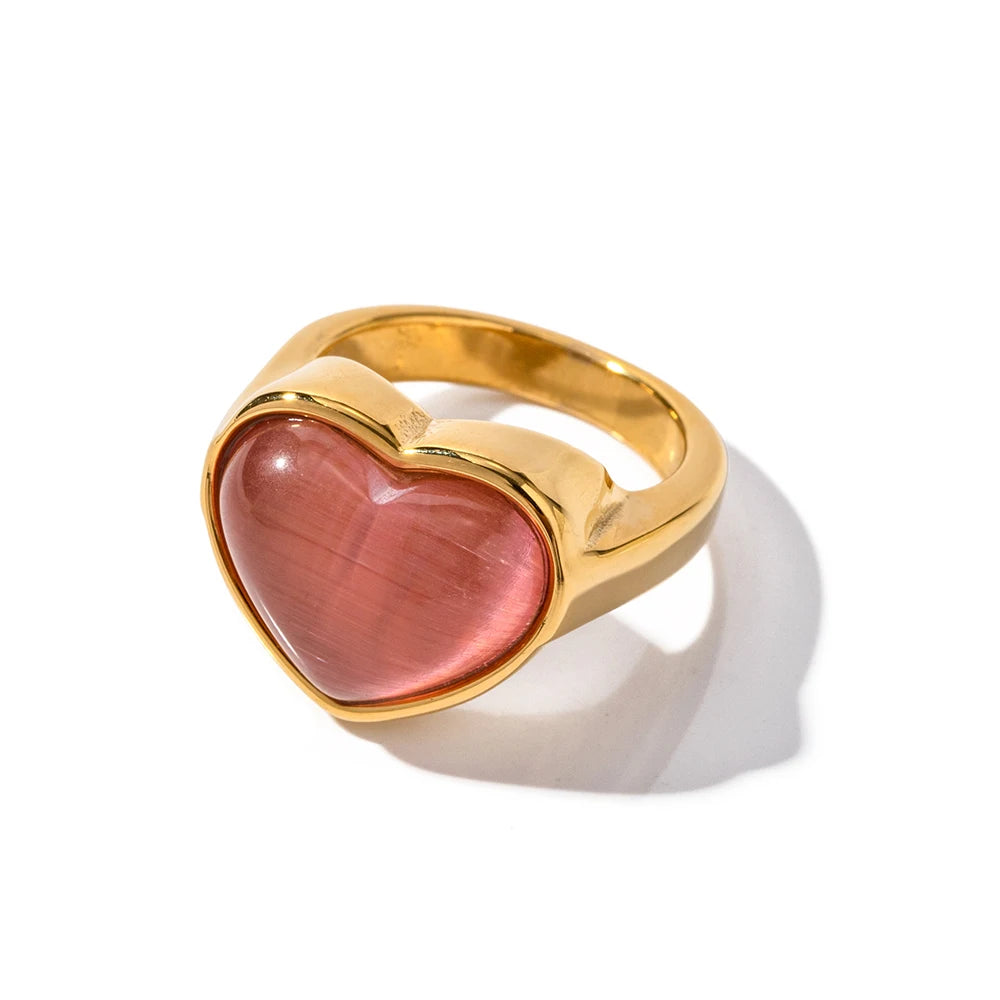 Pink Opal Ring