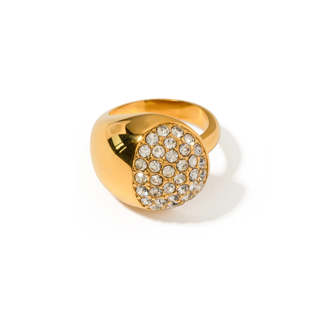 Teardrop Open Ring