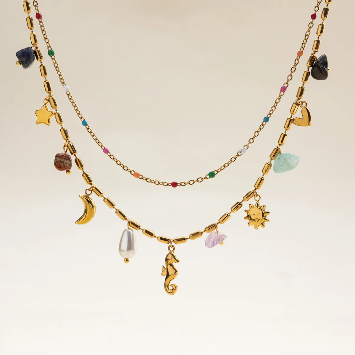 Double Layers Ocean Style Necklace