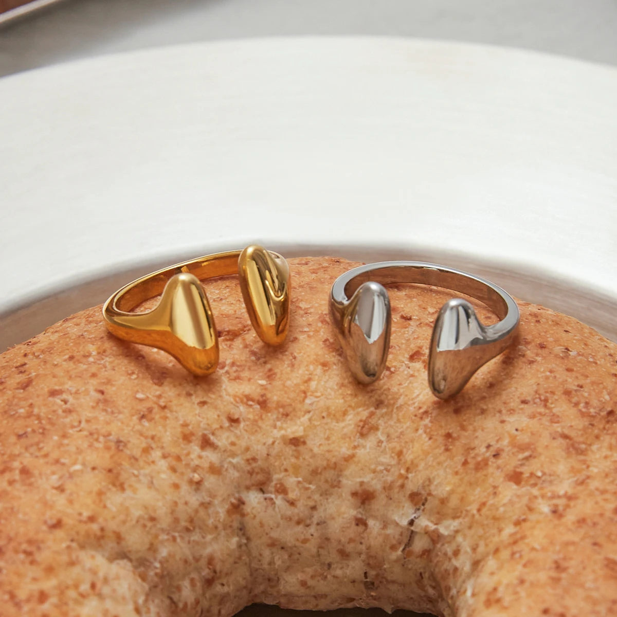 Geometric Metal Ring