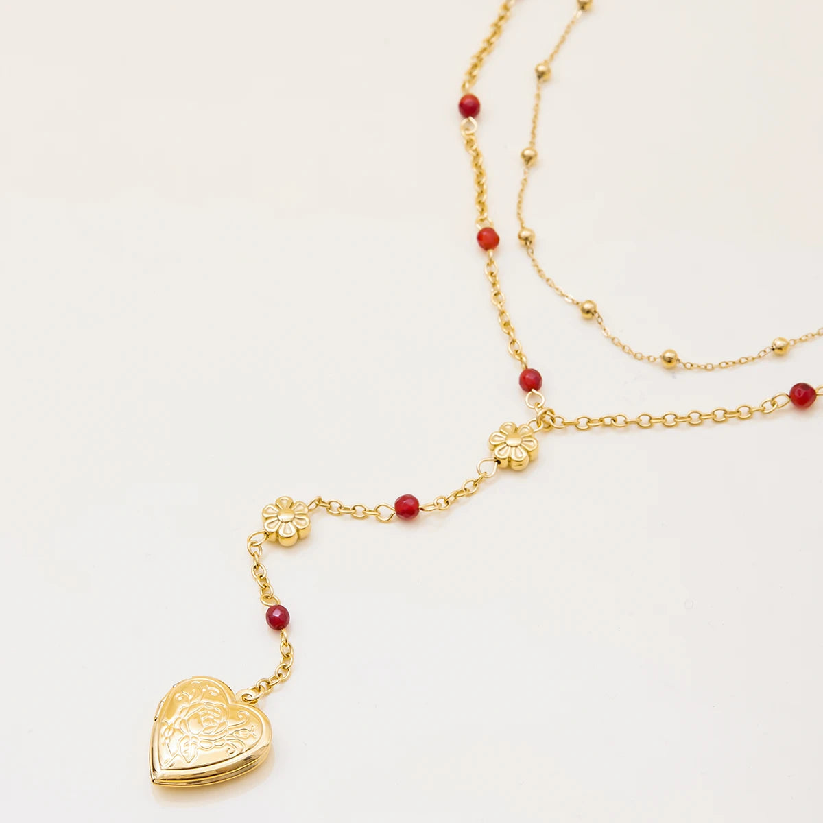 Heart Photo Box Pendant Necklace