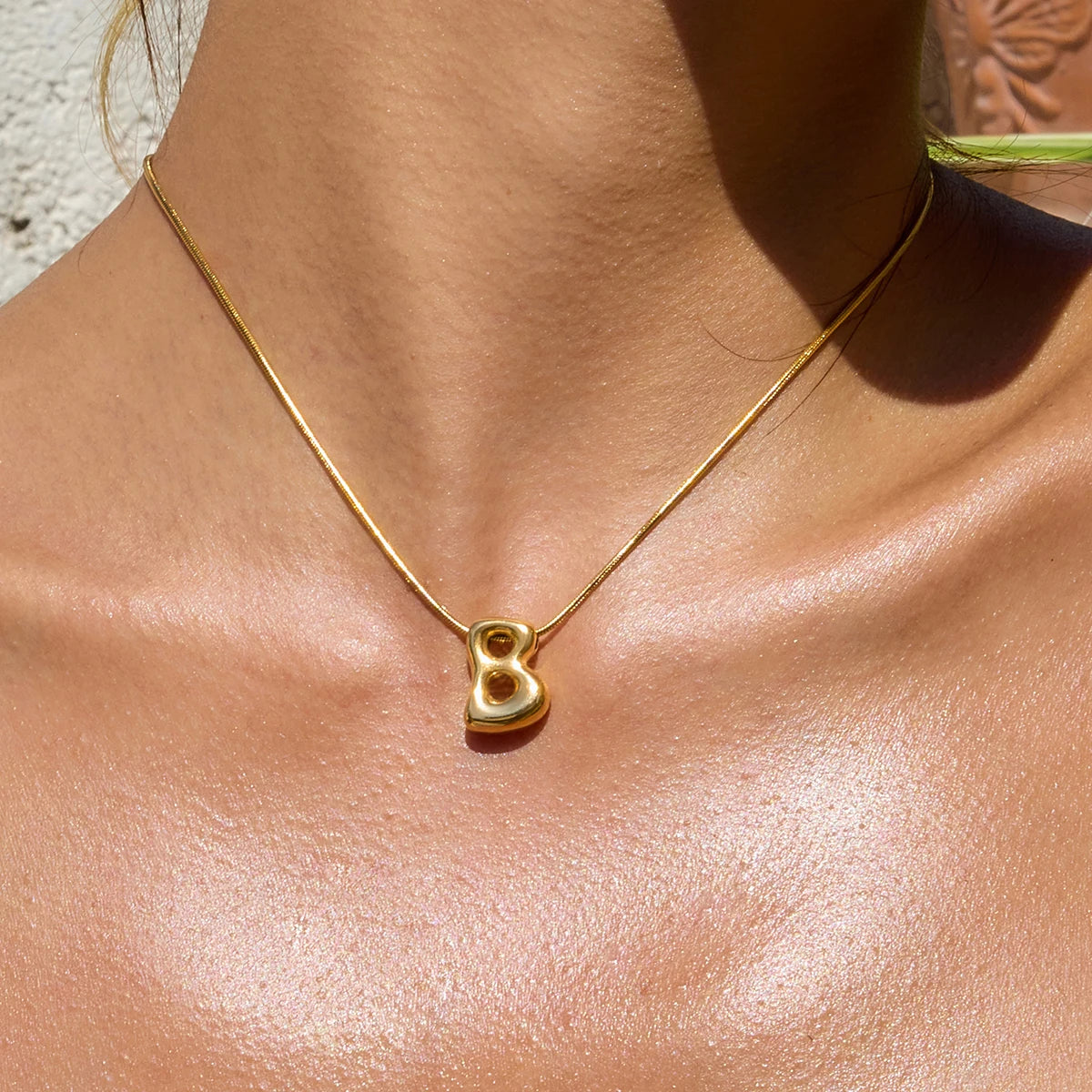 Chunky Letter Necklace
