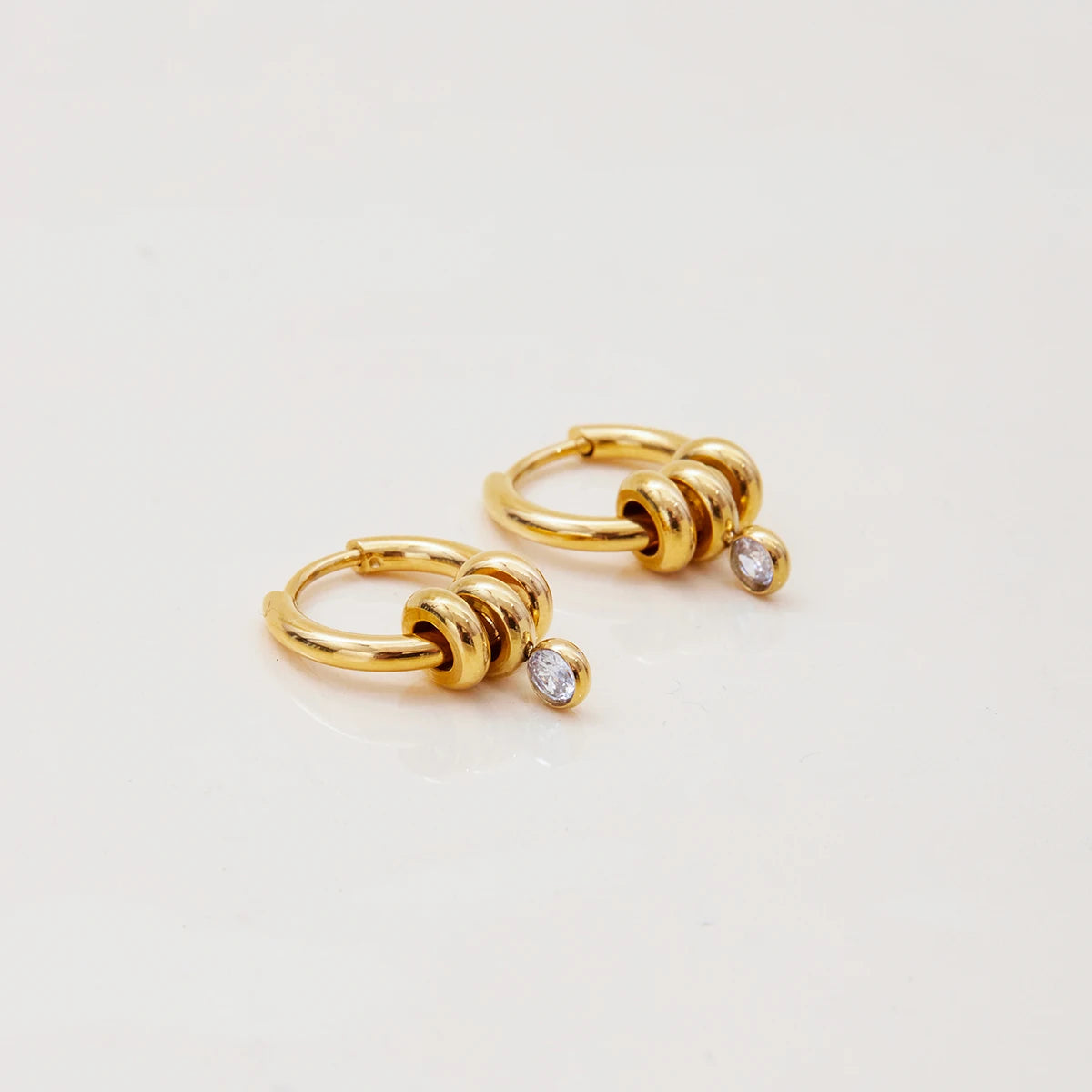 Halo Hoops – Radiant circular design Earrings