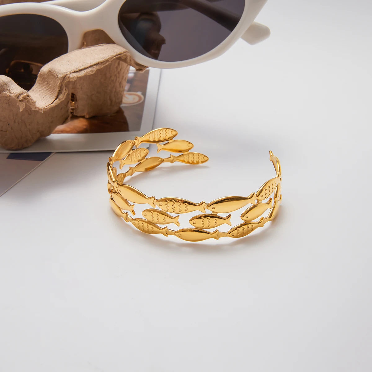 Triple Fish Design Bracelet
