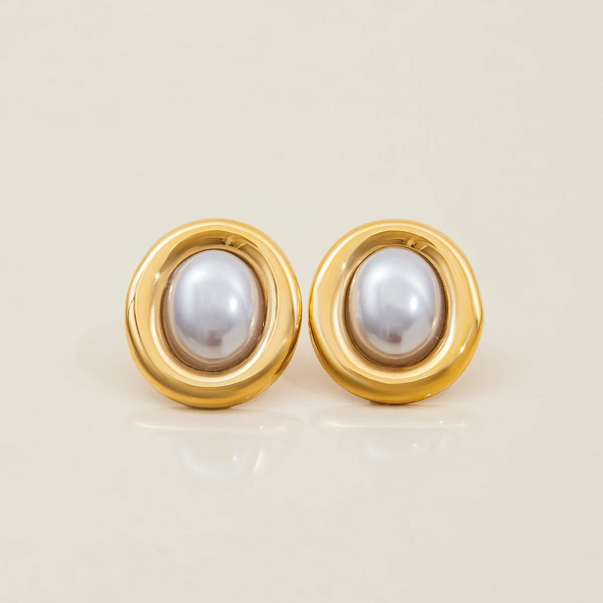 Oval Resin Earrings