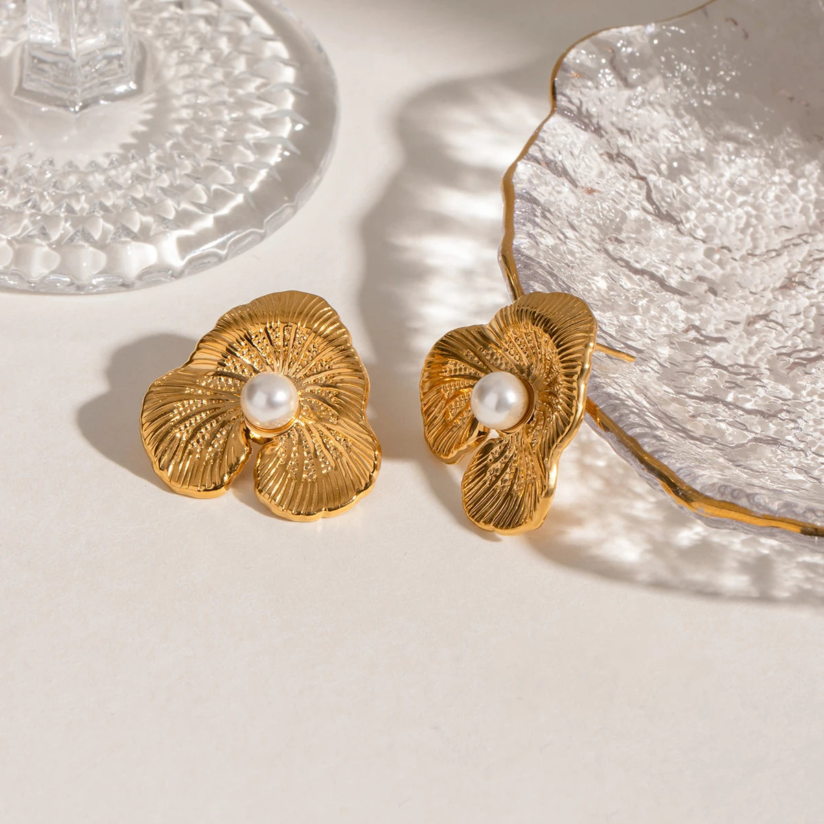 Orchid Stud Earrings