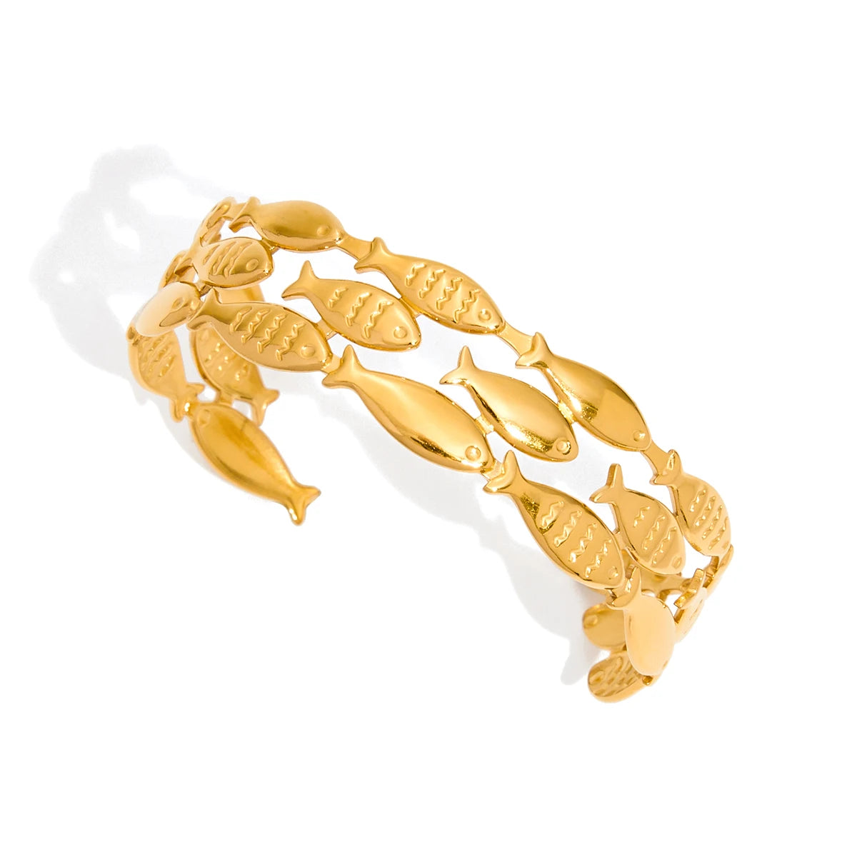 Triple Fish Design Bracelet