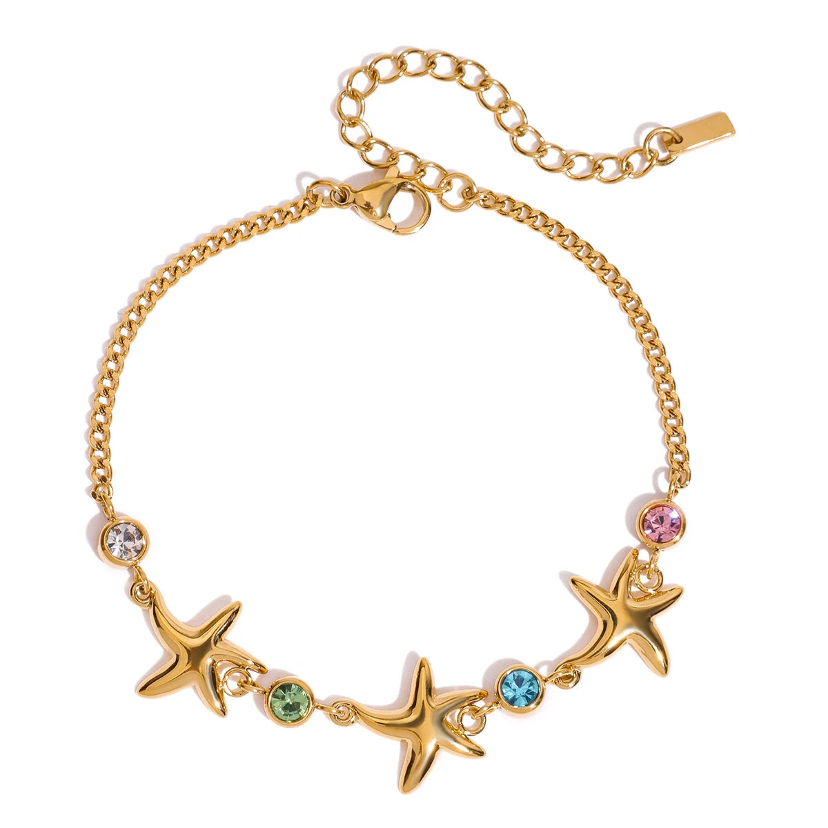 Starfish Charm Bracelet