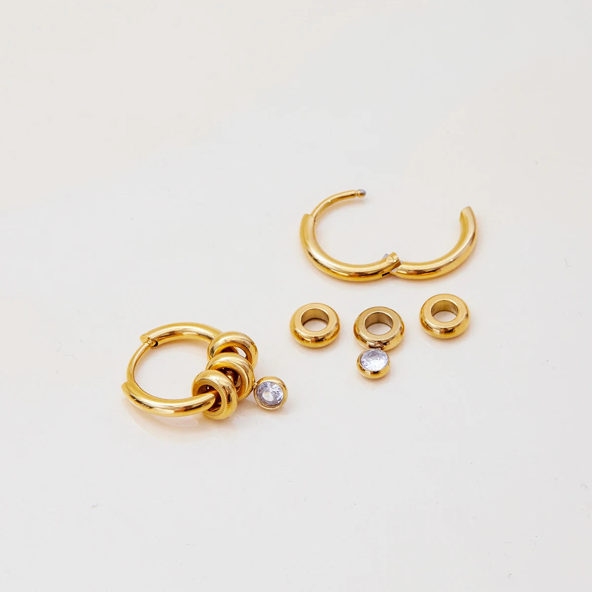 Halo Hoops – Radiant circular design Earrings
