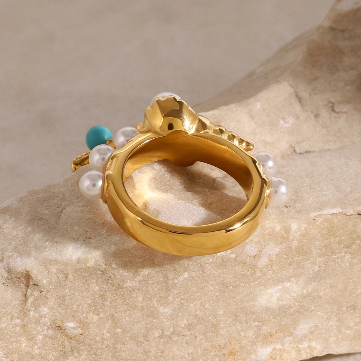 Starfish Pendent Ring