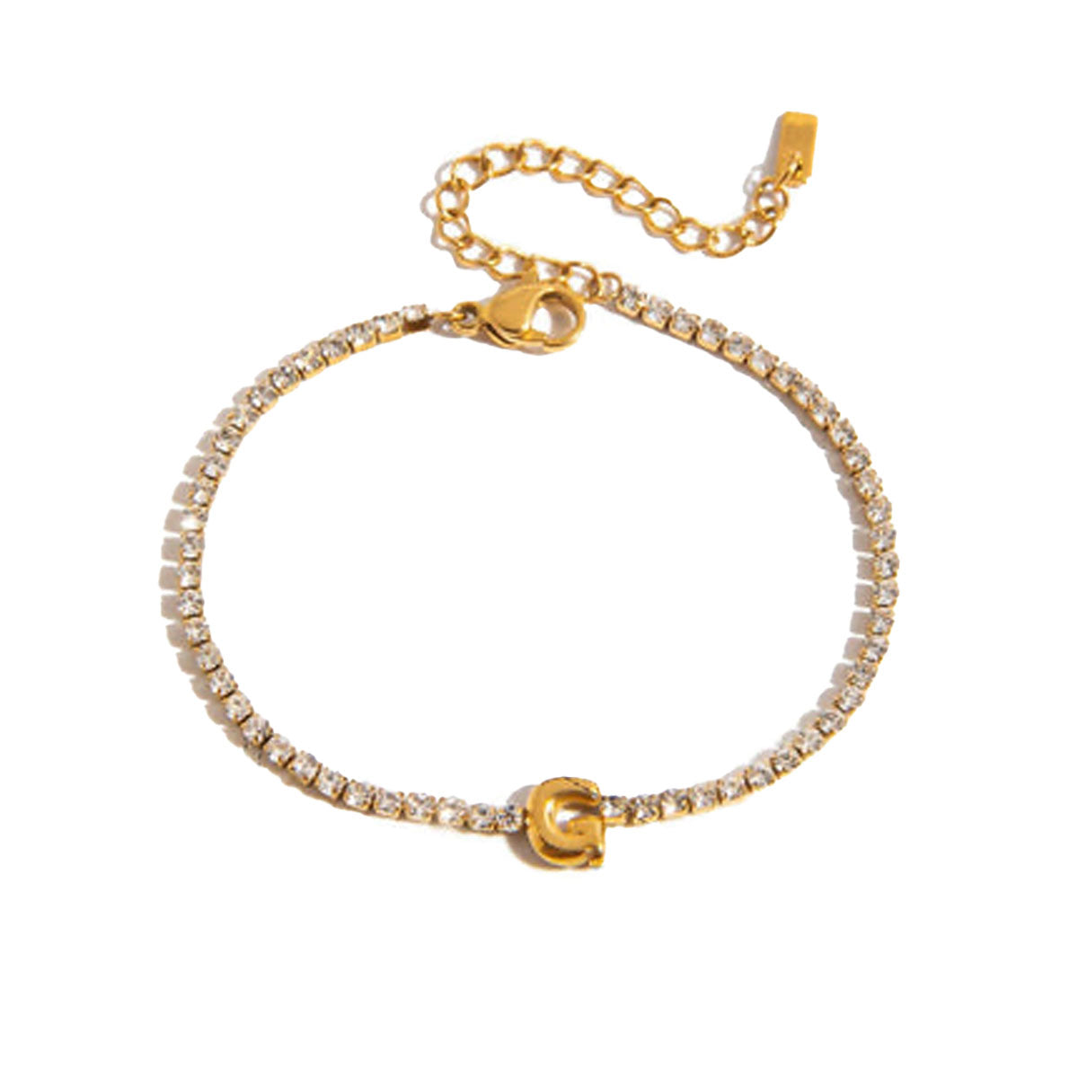 Balloon Letter Pendant Bracelets