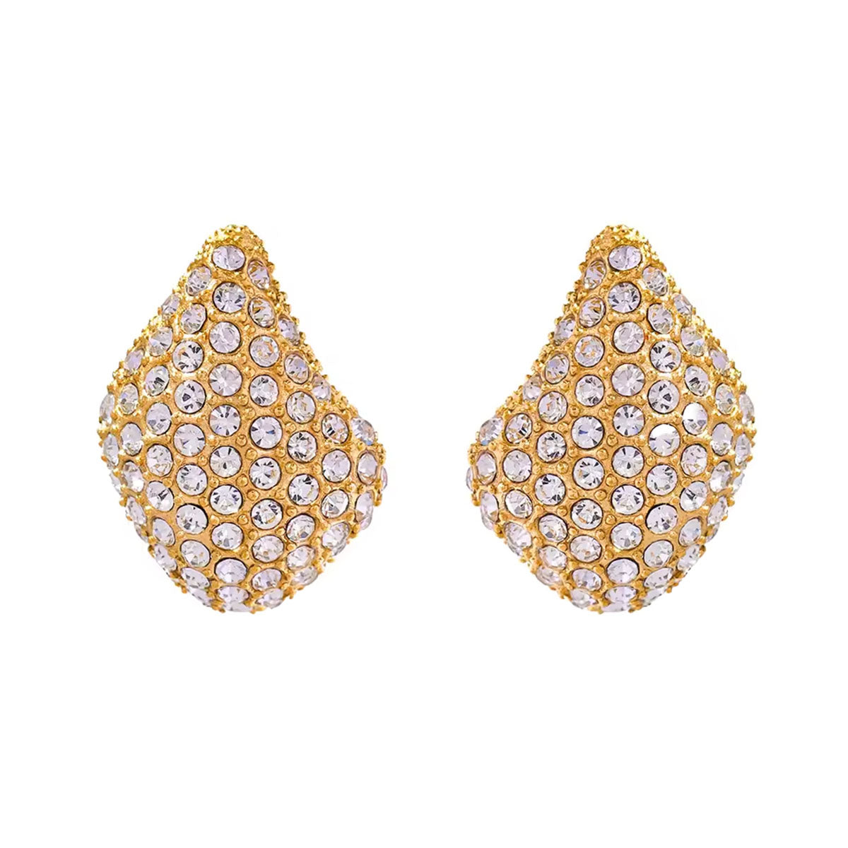 Twilight Shine – Evening-ready sparkle stud Earrings T