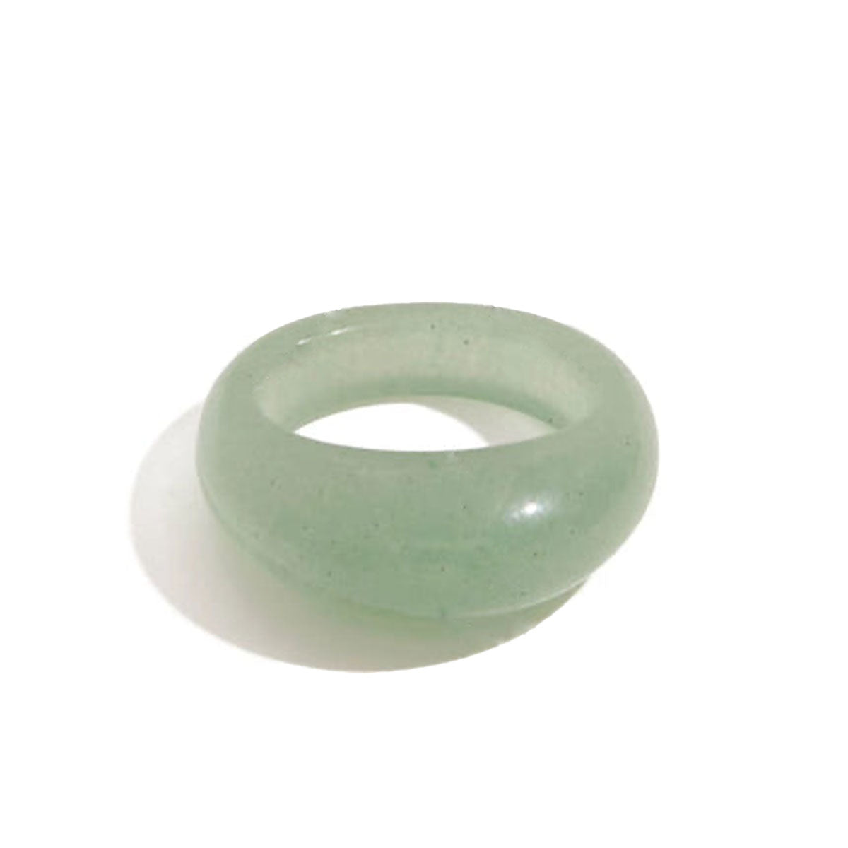 White&Green Crystal Ring