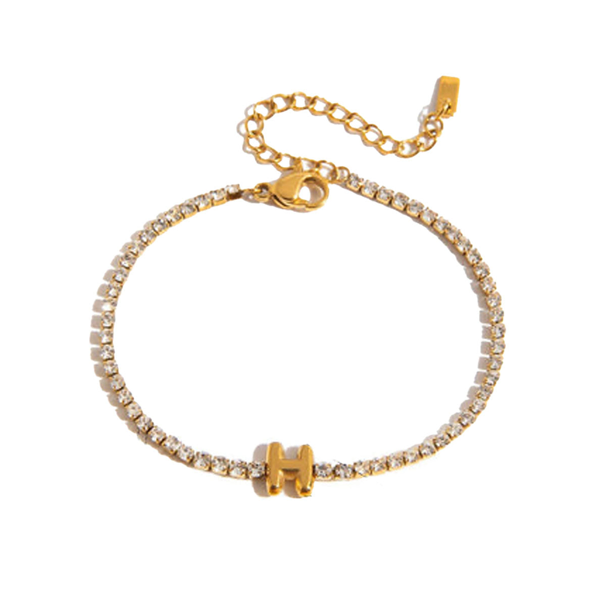 Balloon Letter Pendant Bracelets