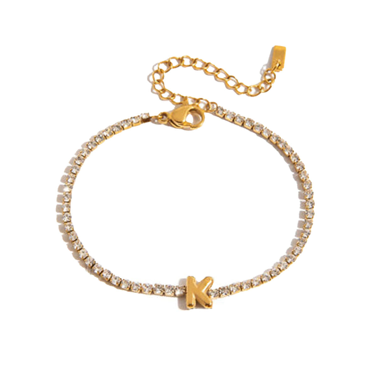 Balloon Letter Pendant Bracelets