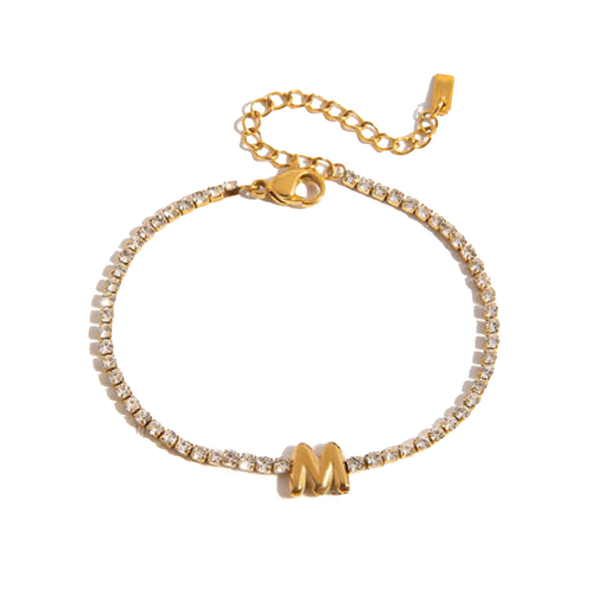 Balloon Letter Pendant Bracelets