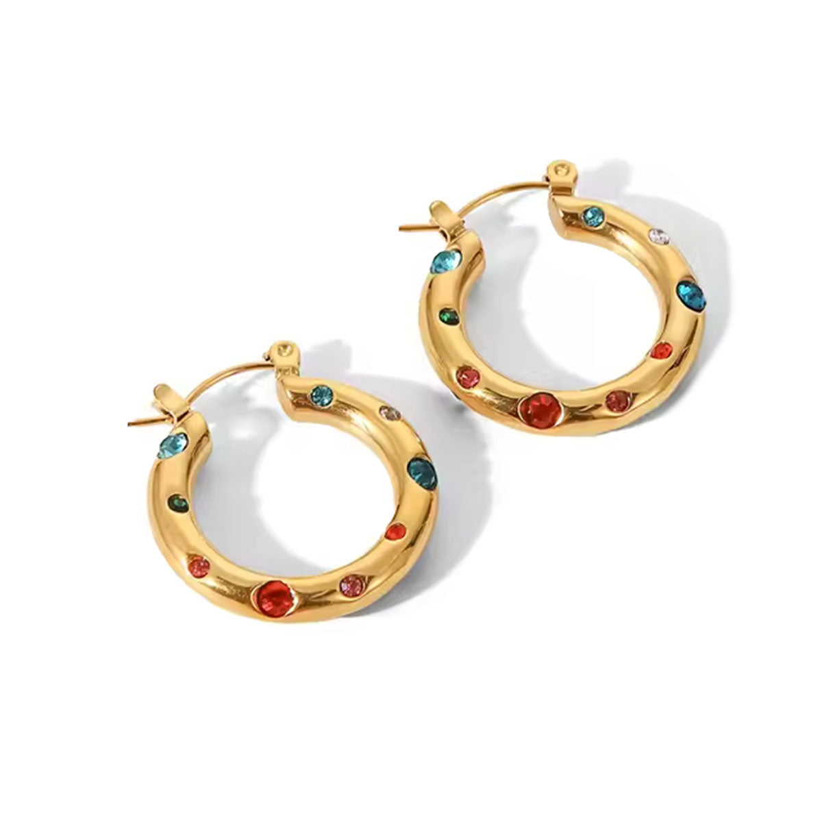 Bold statement circles Earrings