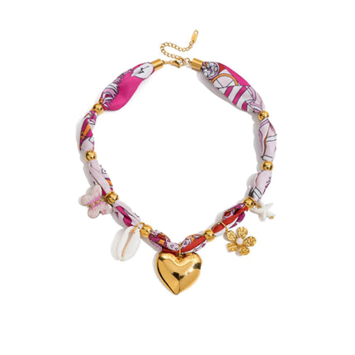 Printed Cotton Bandana Necklace