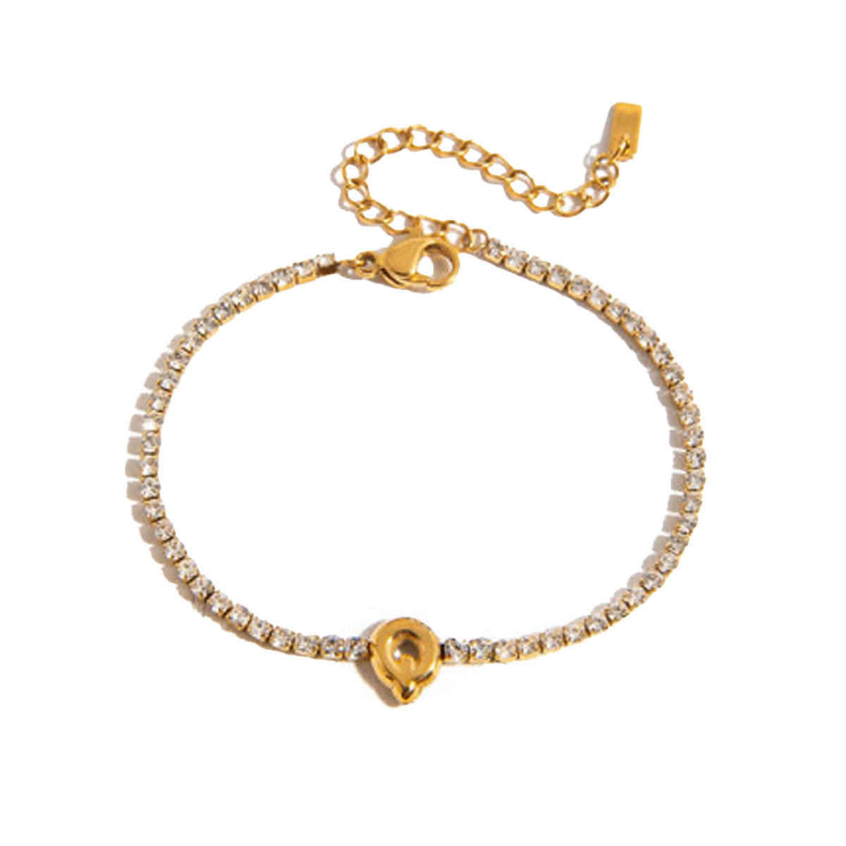 Balloon Letter Pendant Bracelets