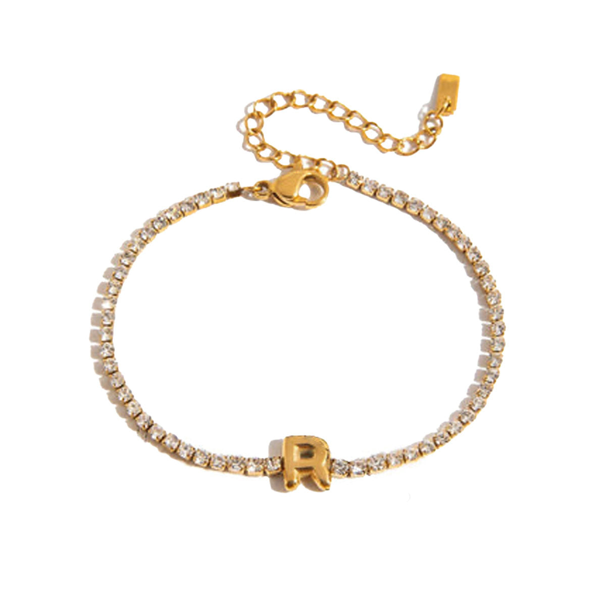 Balloon Letter Pendant Bracelets