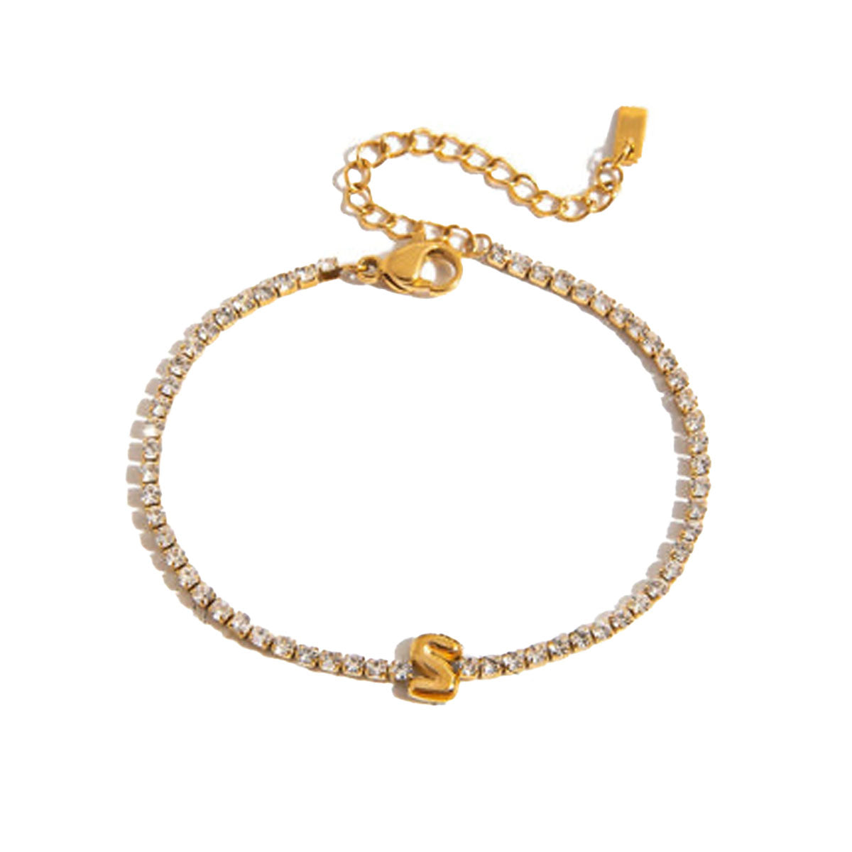 Balloon Letter Pendant Bracelets