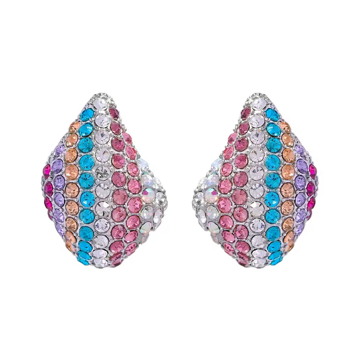 Water Drop Flashy tiny sparkle Earrings