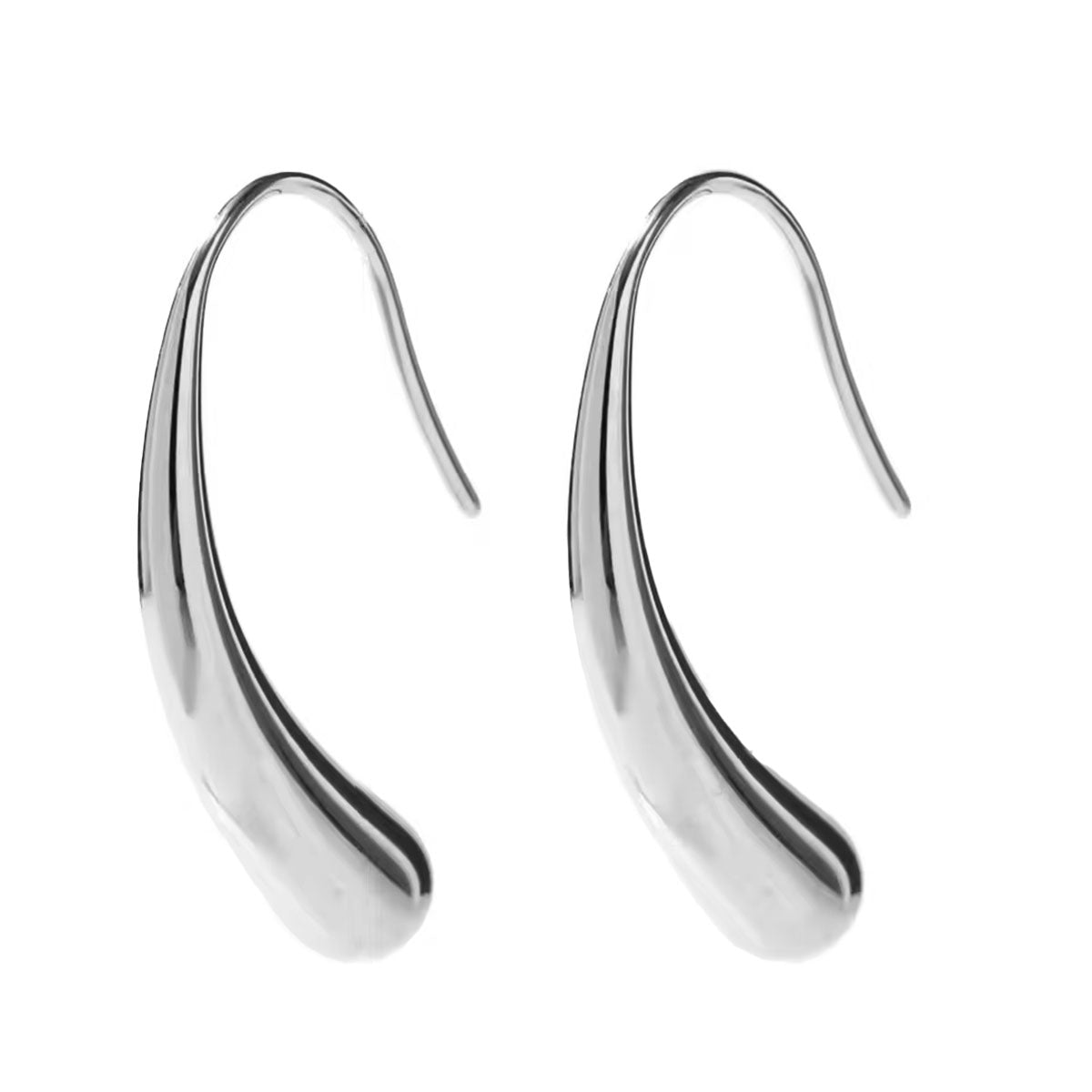 Melt Line – Sleek melting form Drop Earrings