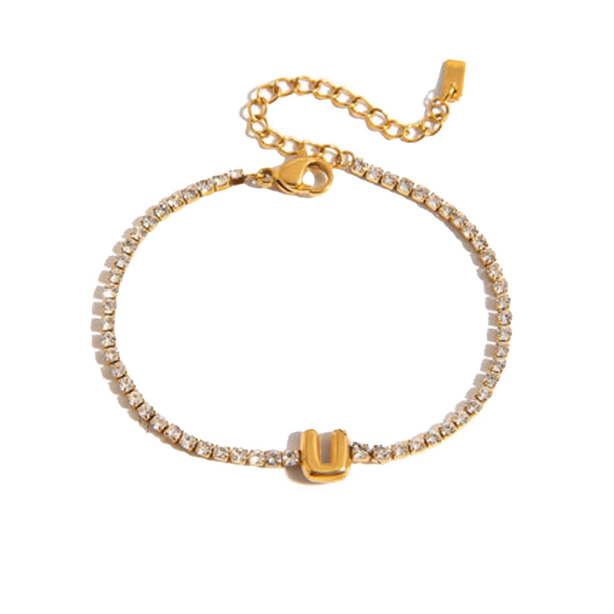Balloon Letter Pendant Bracelets