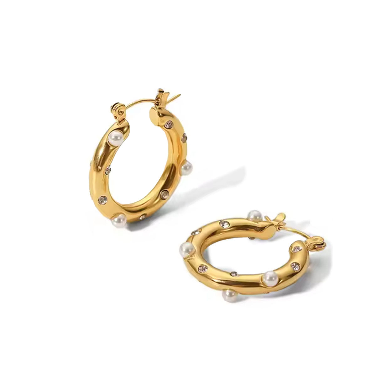 Bold statement circles Earrings
