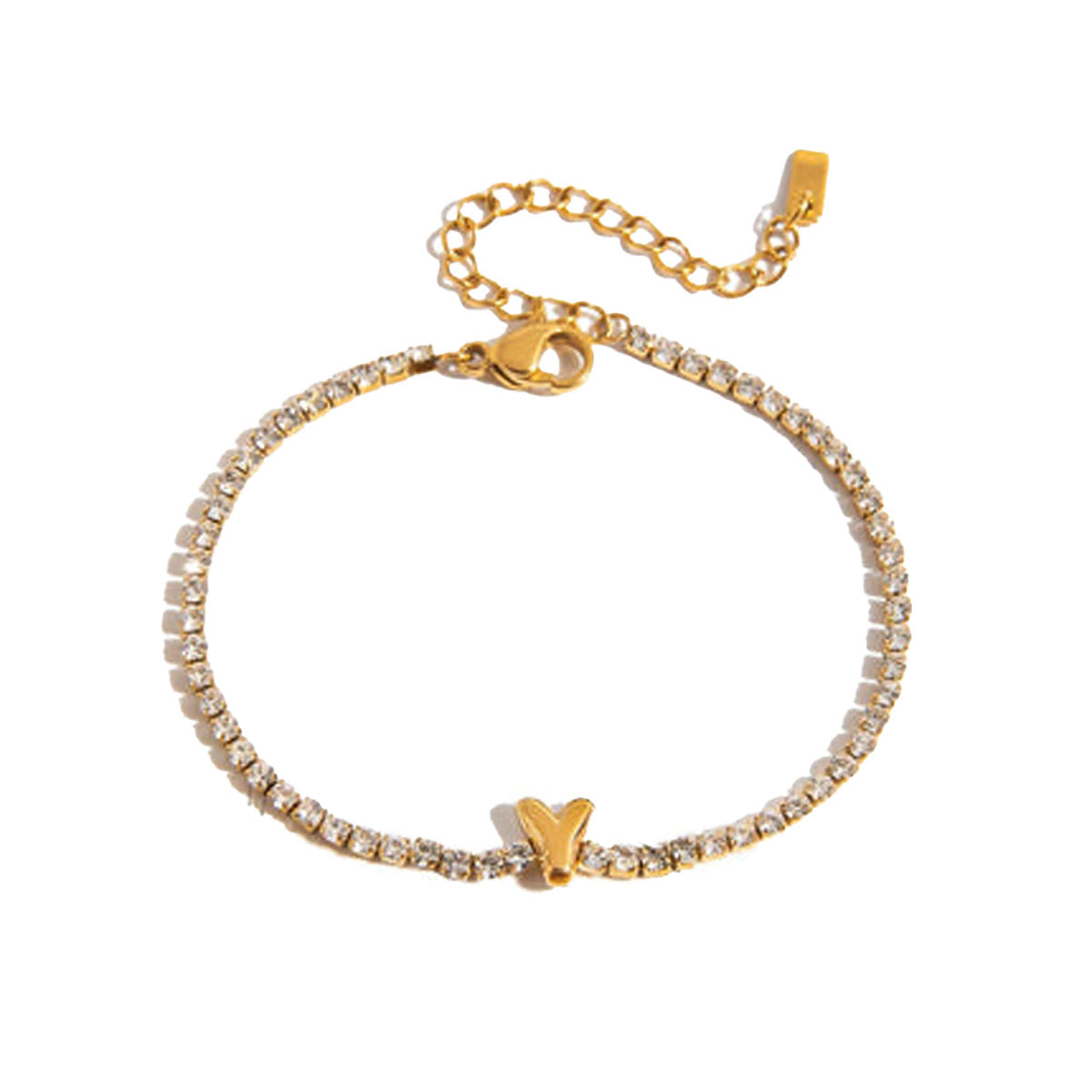 Balloon Letter Pendant Bracelets